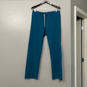 Figs Teal Livingston Scrub Pants